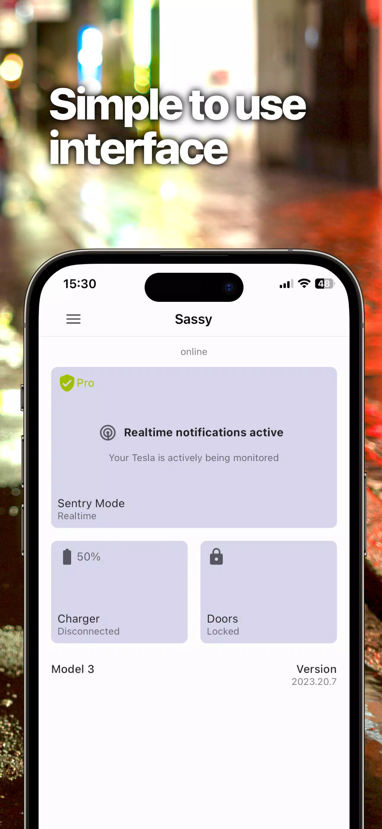 Sentry Pro—Tesla Notifications スクリーンショット 2