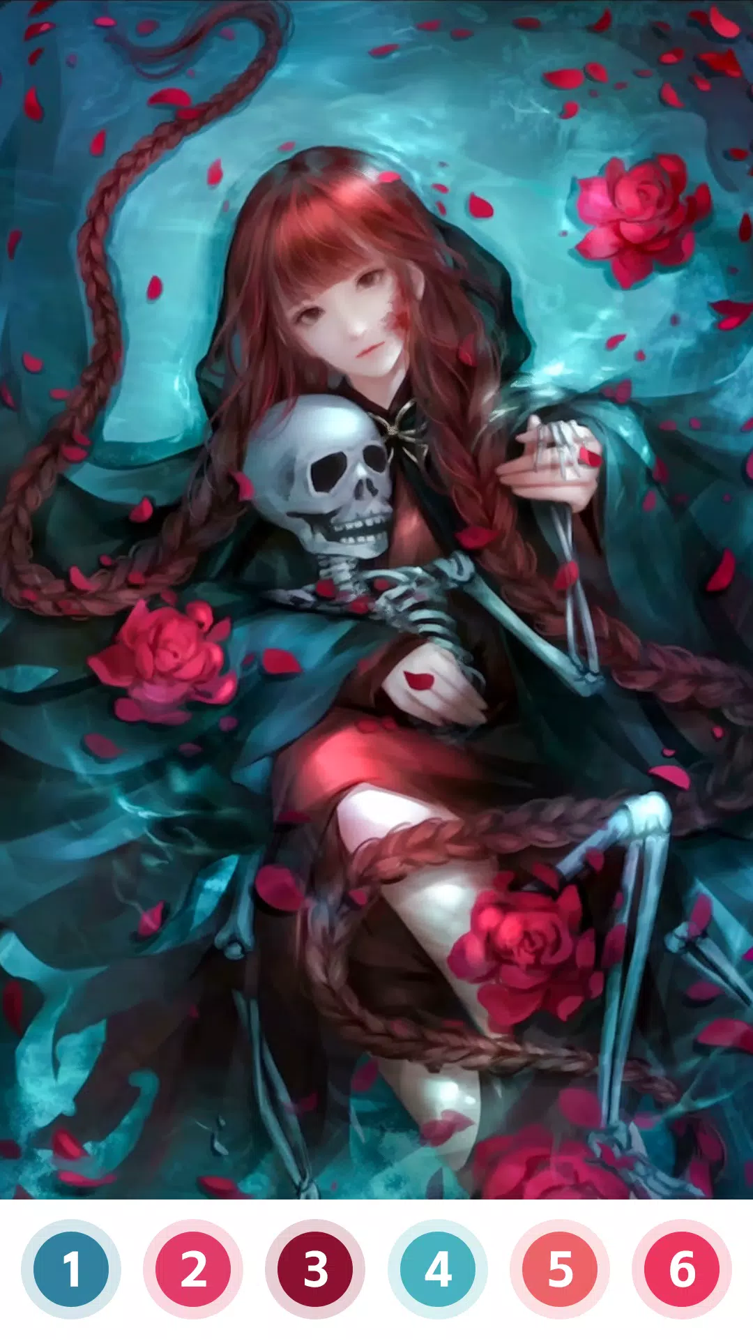 Love & Death Paint by Number Ảnh chụp màn hình 1