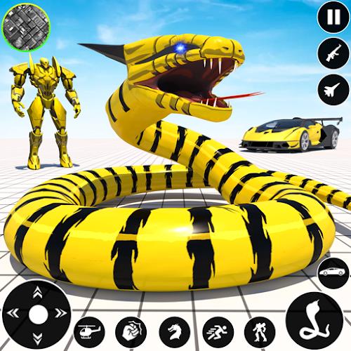 Anaconda Car Robot Games Tangkapan skrin 0