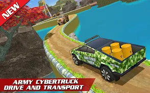 Offroad US Army Truck Driving Скриншот 0