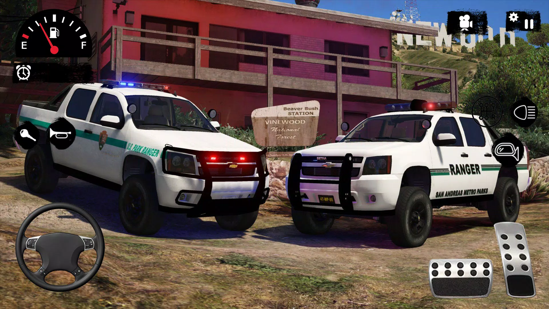 Schermata Offroad Police Truck Drive 3D 2