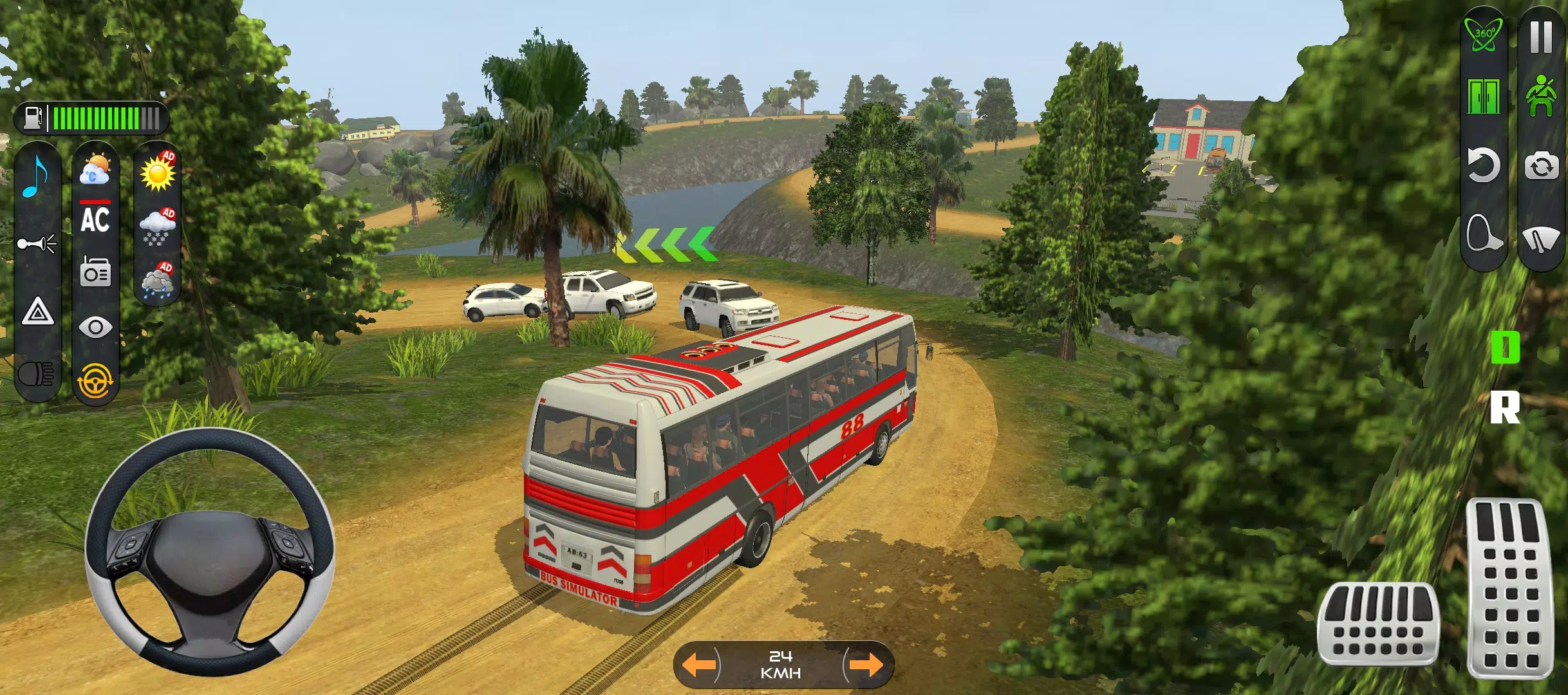 Offroad Bus: Coach Bus Driving ဖန်သားပြင်ဓာတ်ပုံ 1