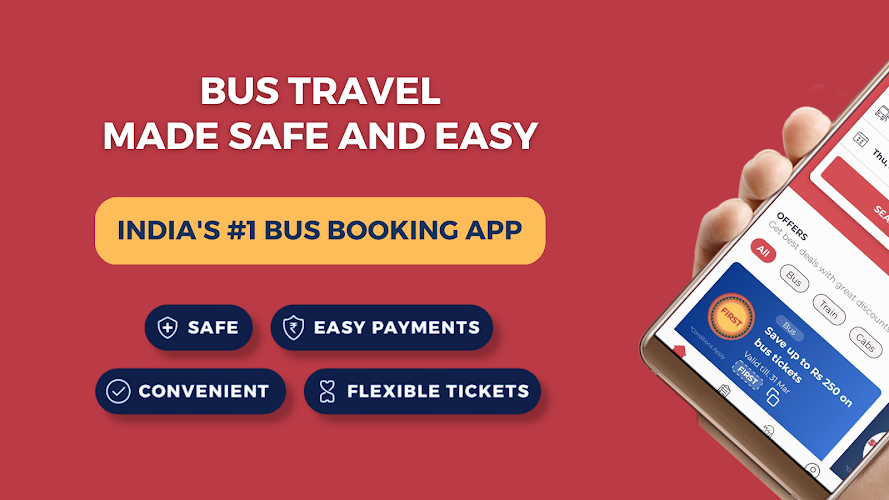 redBus Book Bus, Train Tickets ဖန်သားပြင်ဓာတ်ပုံ 0