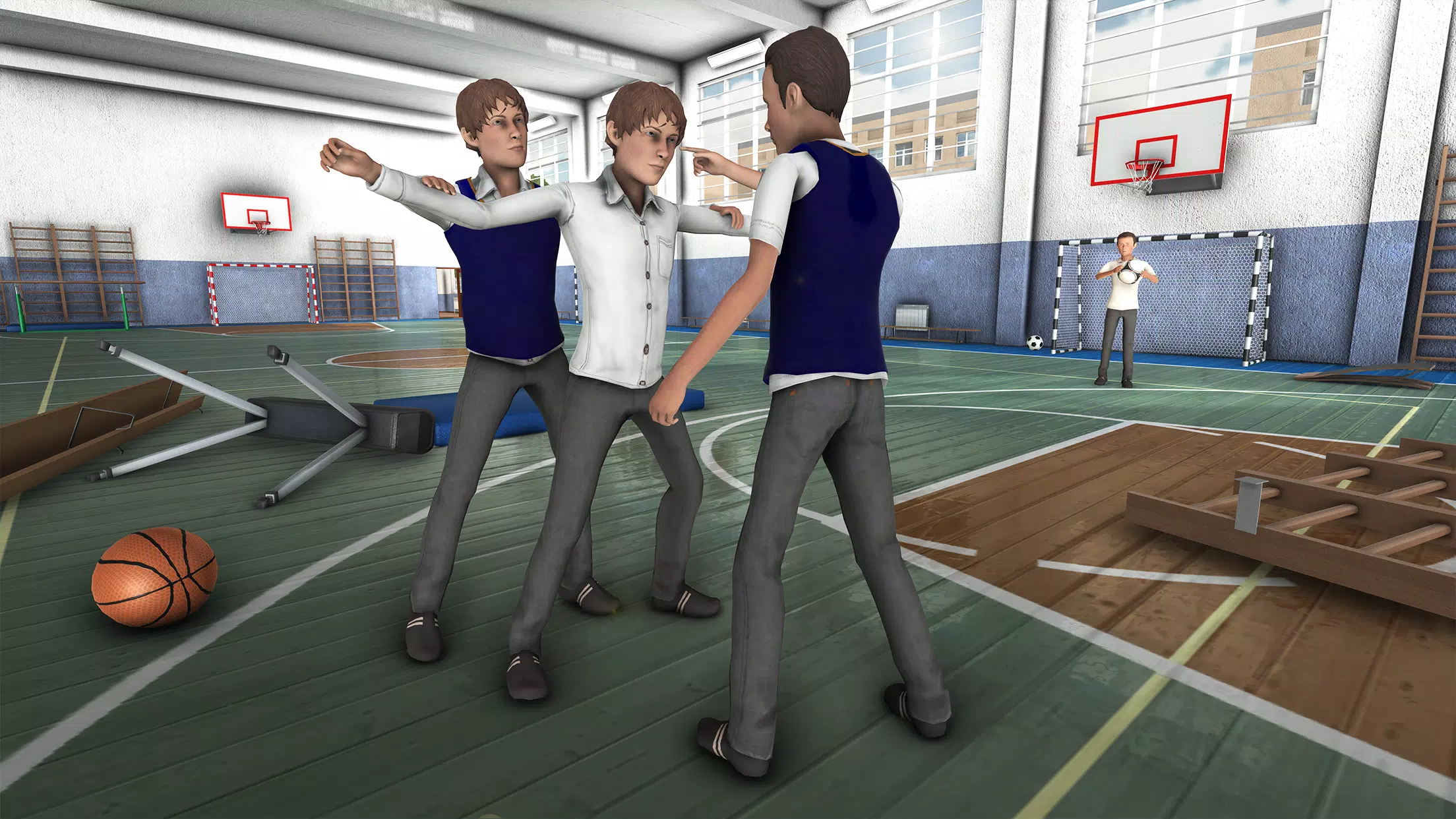 Bad Guys at School: Bad Boy 3D ภาพหน้าจอ 2