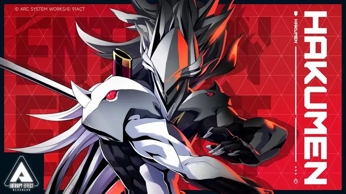 Hakumen from BlazBlue Entropy Effect