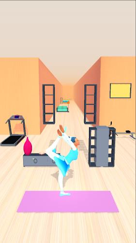 Flex Run 3D: Flexy Yoga Schermafbeelding 0