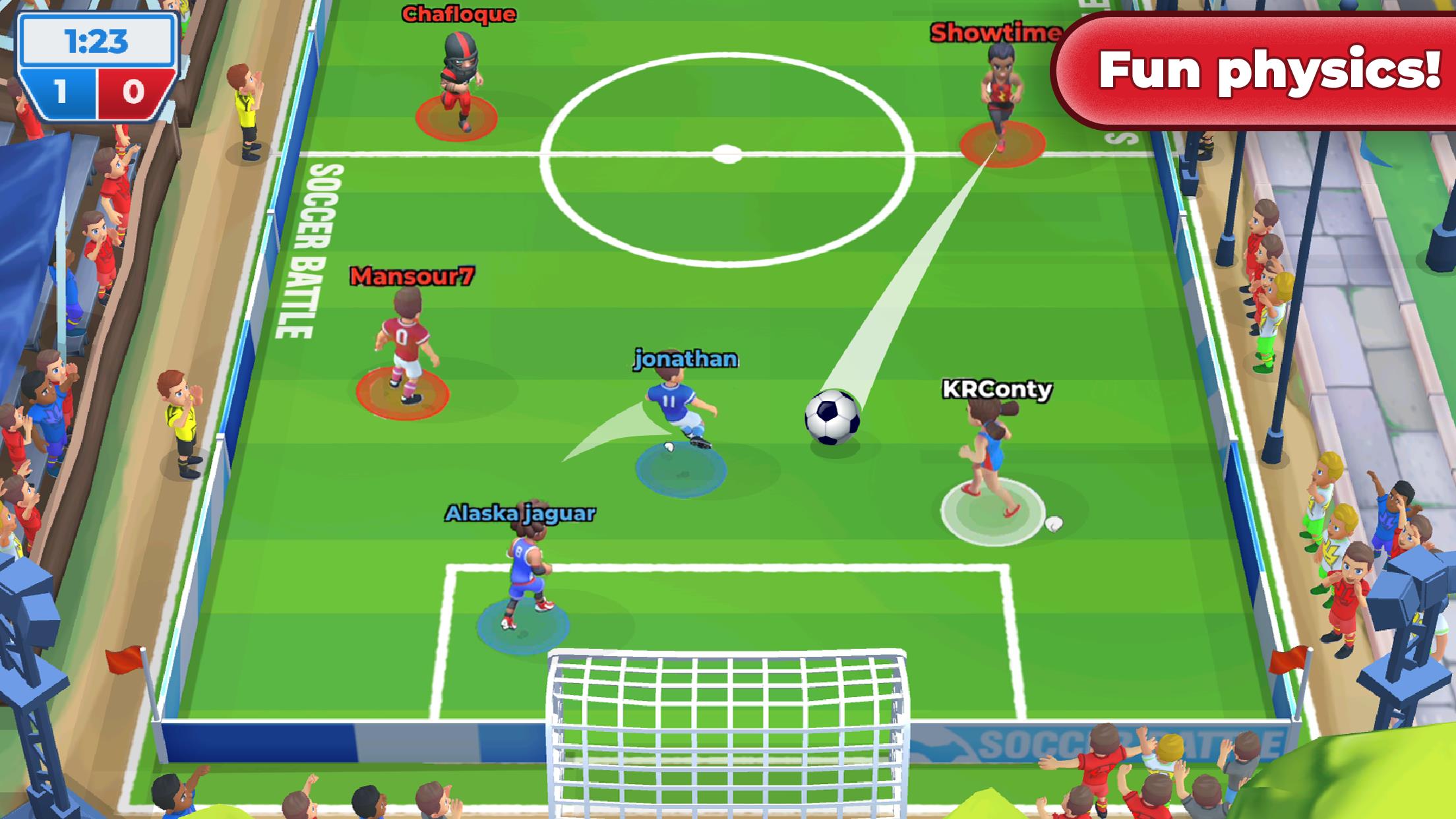 Soccer Battle -  PvP Football スクリーンショット 1