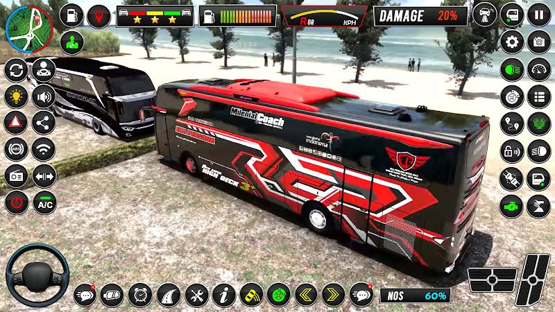 Luxury Coach Bus Driving Game Schermafbeelding 3