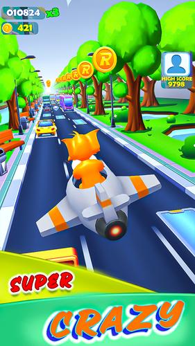 Cat Run : Tom Subway Runner 3D Screenshot 1