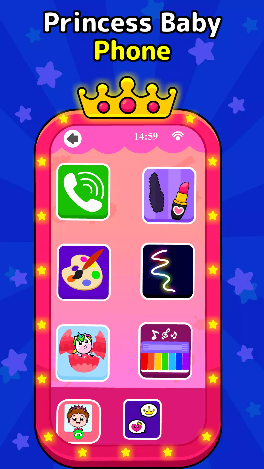 Timpy Baby Princess Phone Game Zrzut ekranu 0