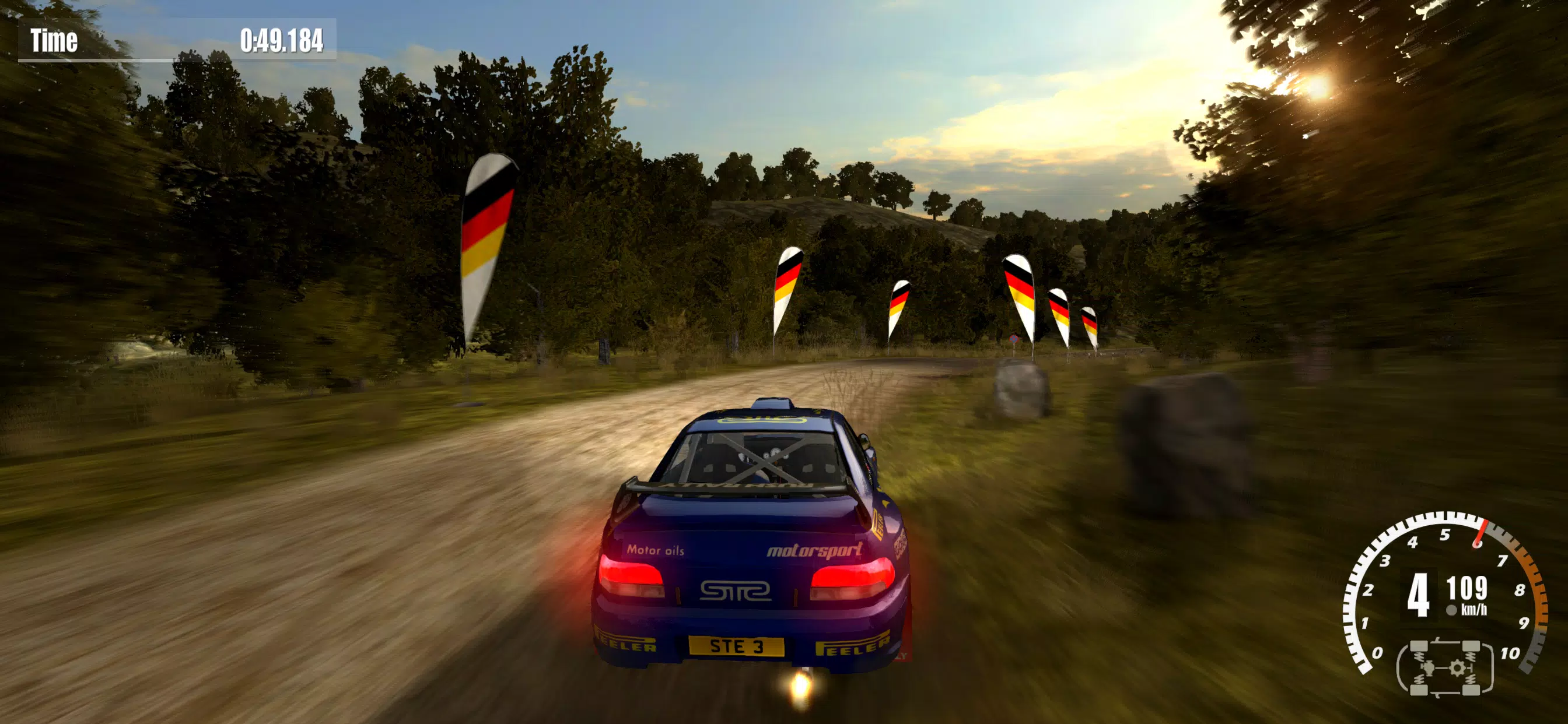 Rush Rally 3 Demo Captura de pantalla 2