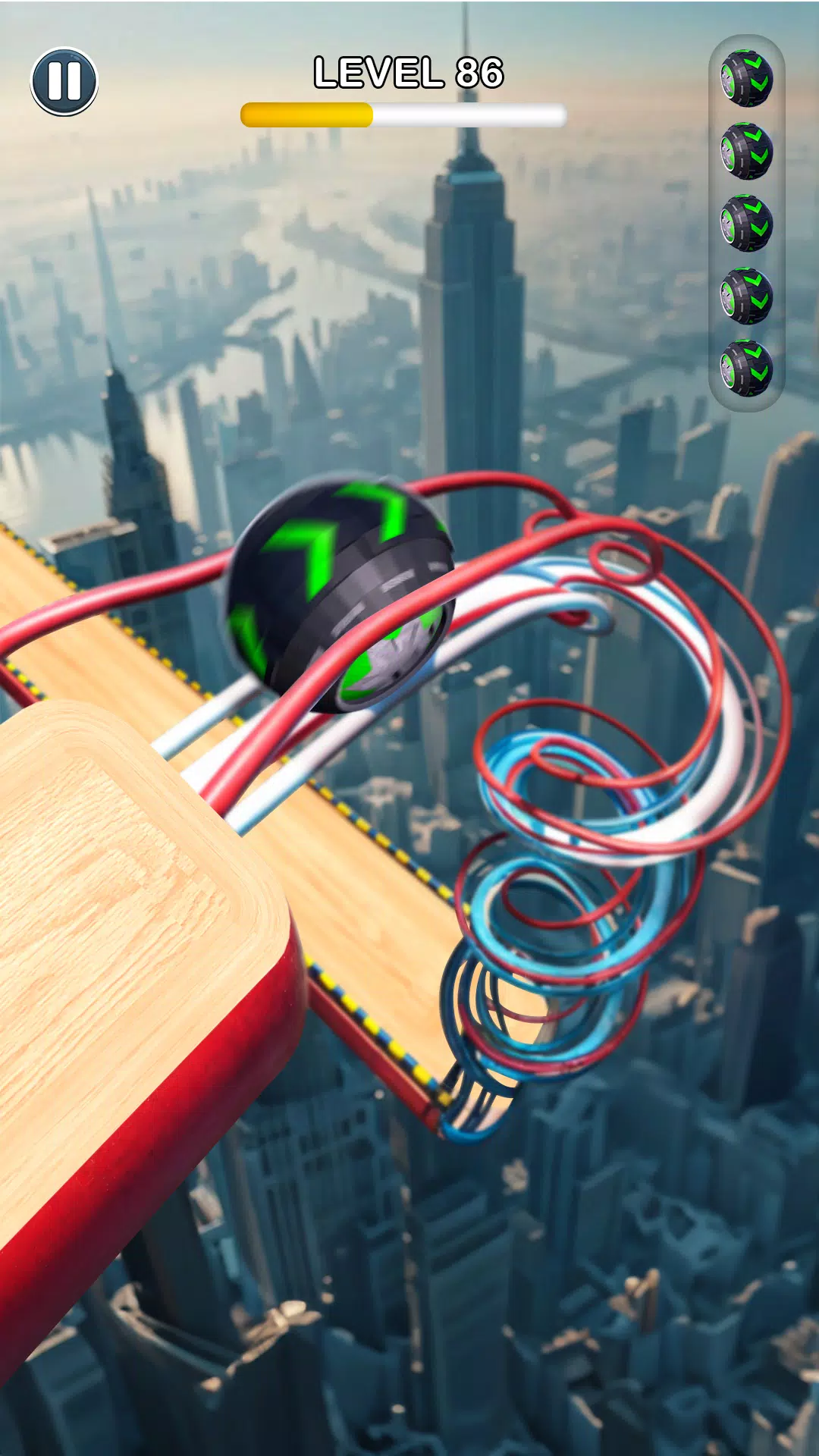 Rolling Ball Sky Escape スクリーンショット 3