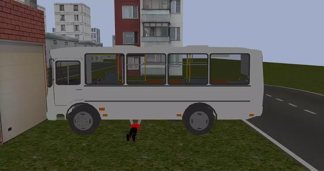 Russian Bus Simulator 3D Schermafbeelding 1