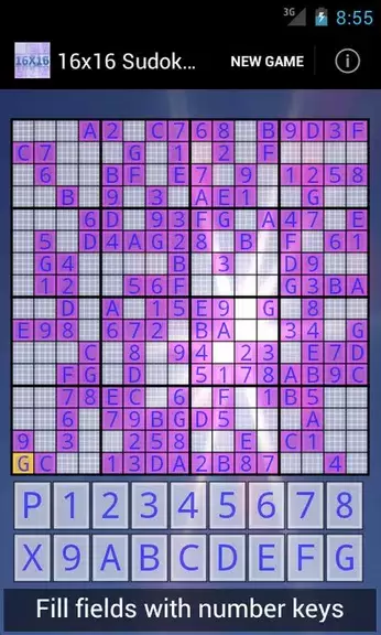 16x16 Sudoku Challenge HD Zrzut ekranu 0