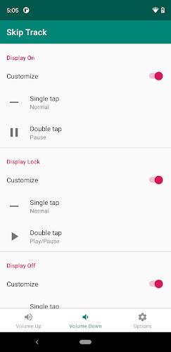 Skip track: volume button skip Captura de pantalla 1