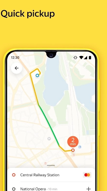 Yandex Go: taxi and delivery Captura de tela 0