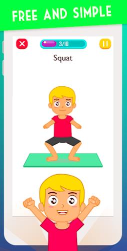 Exercise for Kids at home Captura de pantalla 2