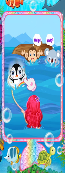 Baby Princess Mermaid Phone Schermafbeelding 2