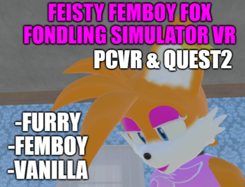 Feisty Femboy Fox Fondling Simulator VR Tangkapan skrin 0