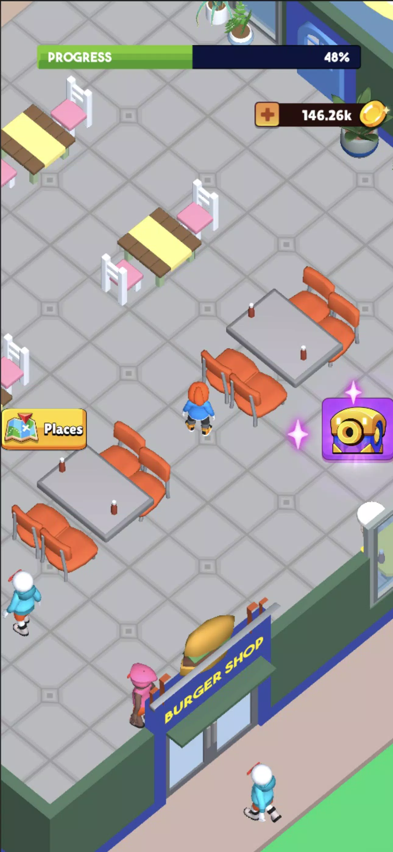 Schermata Fast Food Idle Tycoon 2