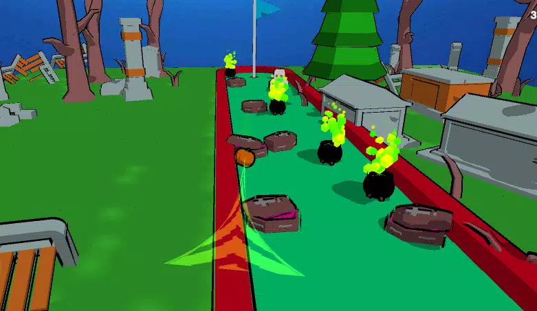 MiniGolf Madness: Halloween Captura de pantalla 0