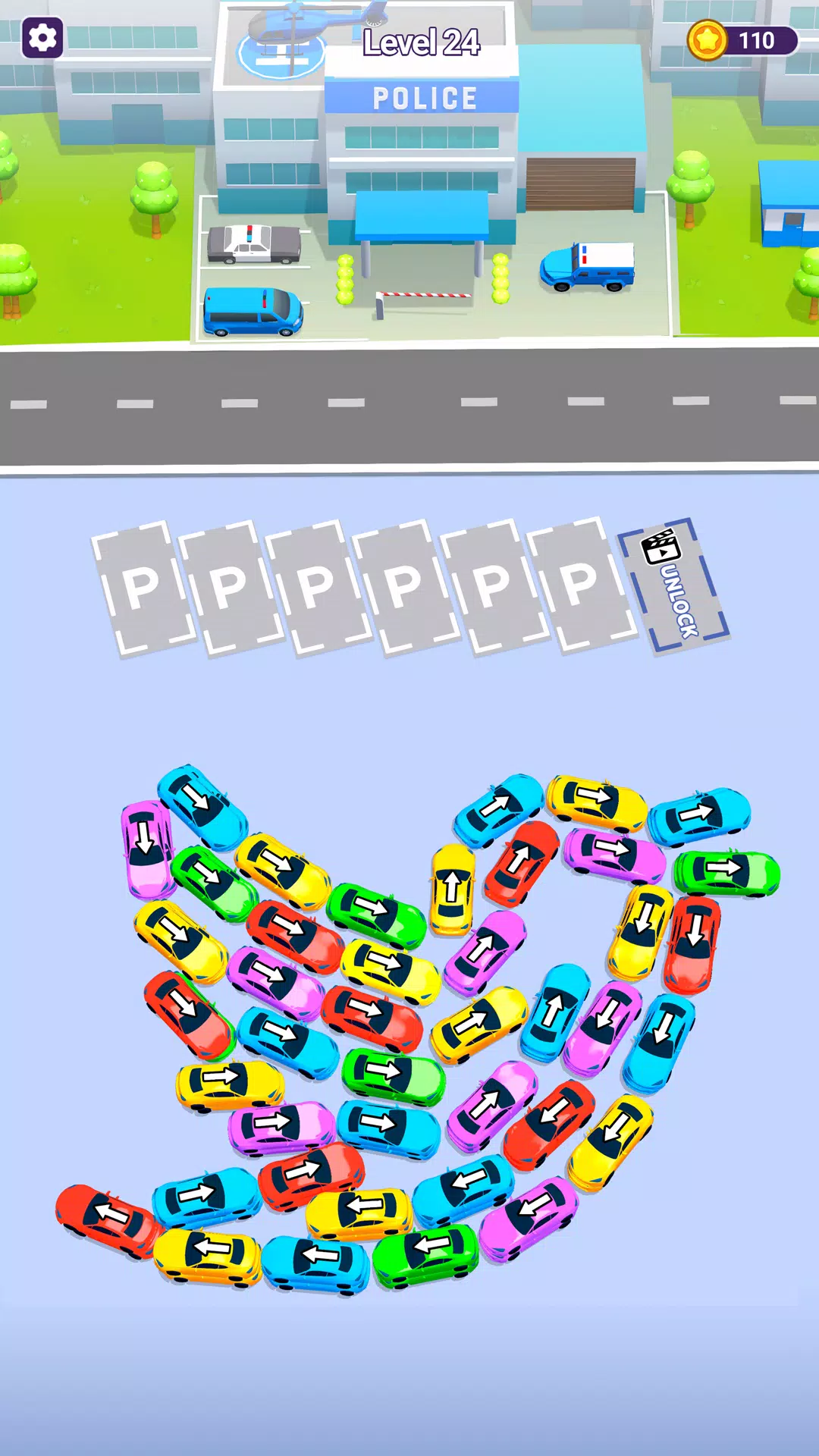 Mini Car Jam: Parking Puzzle ဖန်သားပြင်ဓာတ်ပုံ 3