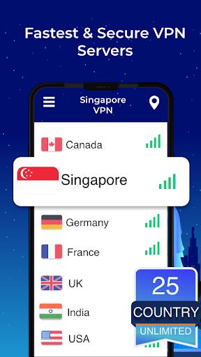 Singapore VPN - Free, Fast & Secure應用截圖第1張