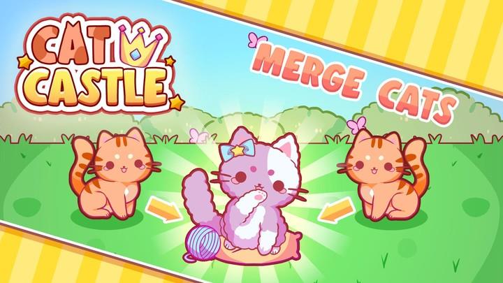 Cat Castle : Merge cute cats Screenshot 0