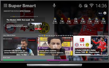 Super Smart TV Launcher Captura de tela 1