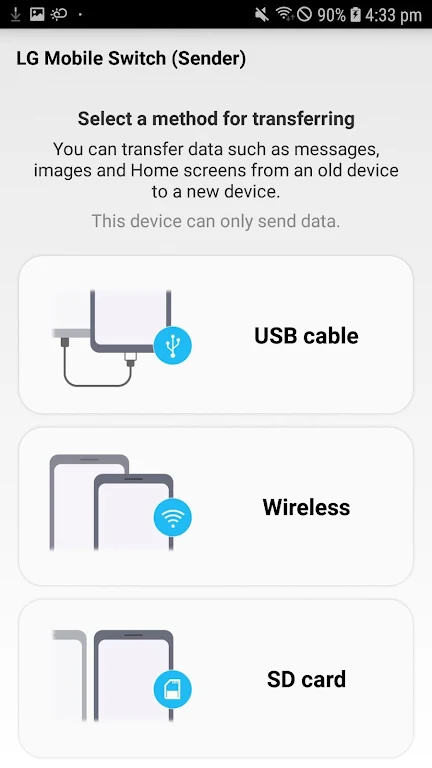 Schermata LG Mobile Switch (will closed) 3