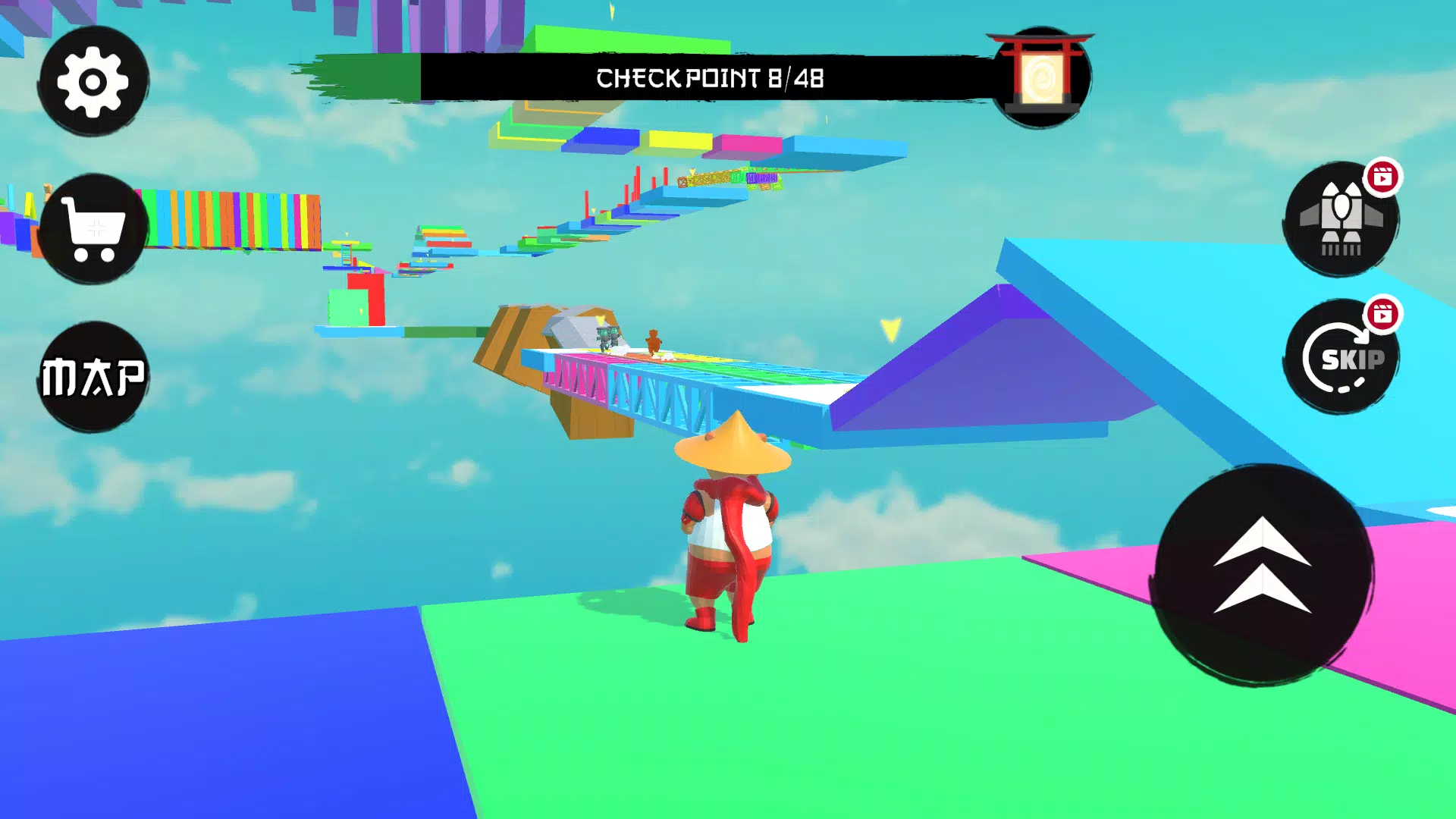 Parkour Capybara: Only Jump Up Captura de tela 3