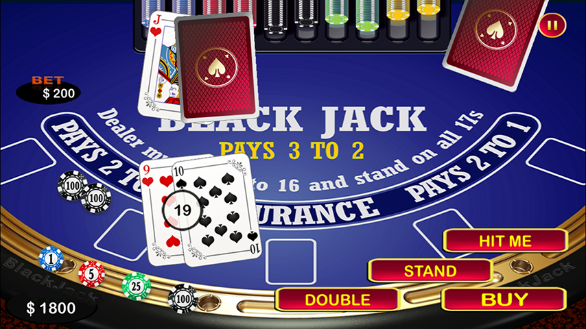 Blackjack 21 Black Jack Table Скриншот 0
