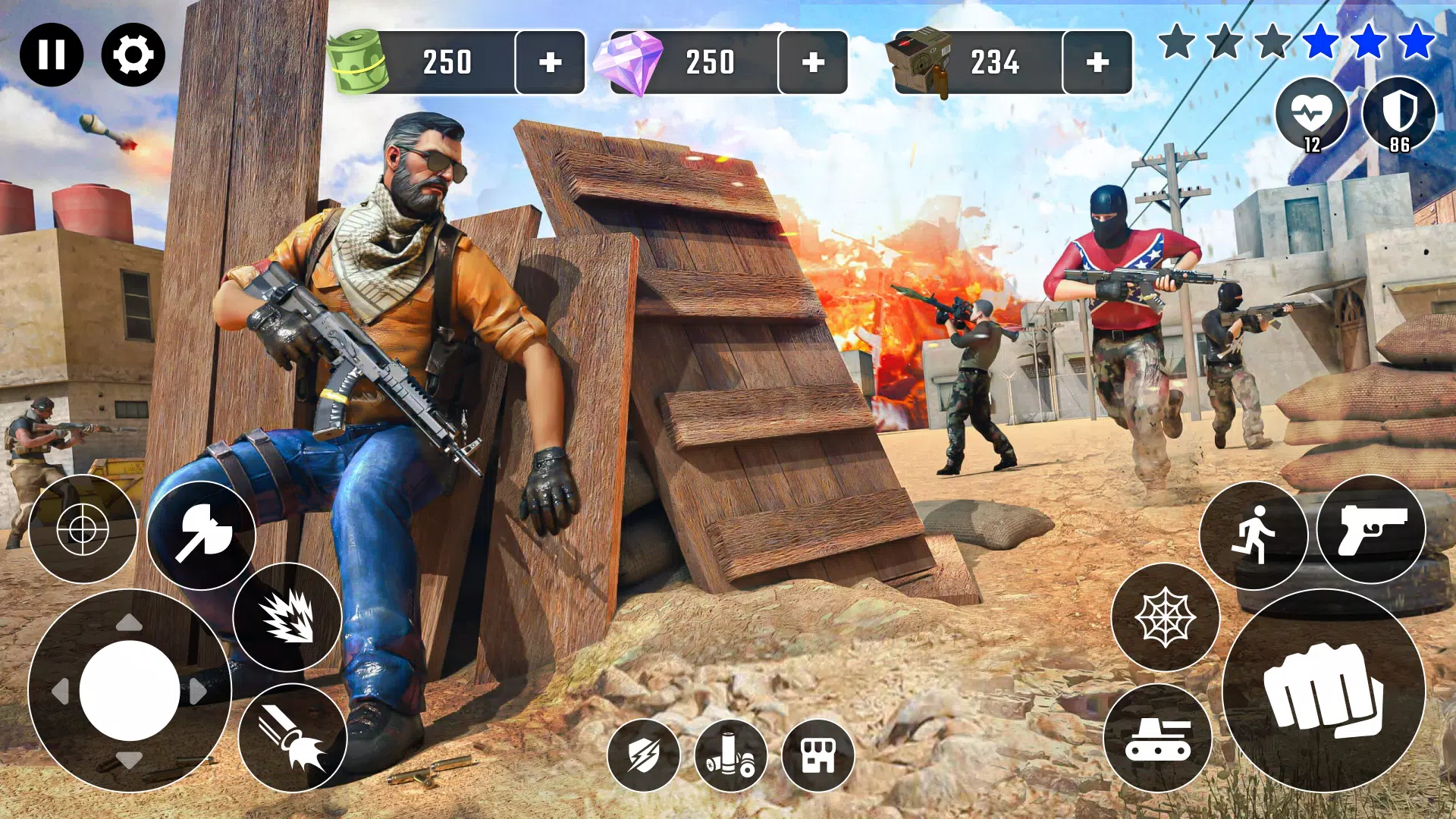 FPS Online Strike Gun Games Скриншот 1