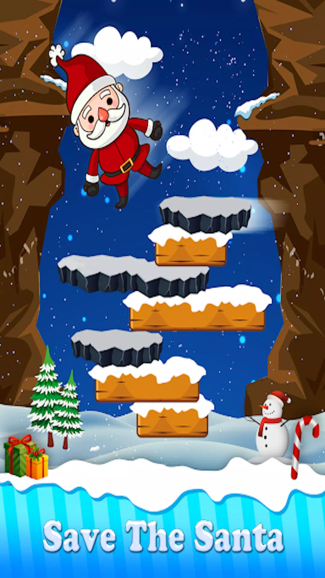 Christmas Game Santa Jump 2024 ဖန်သားပြင်ဓာတ်ပုံ 0