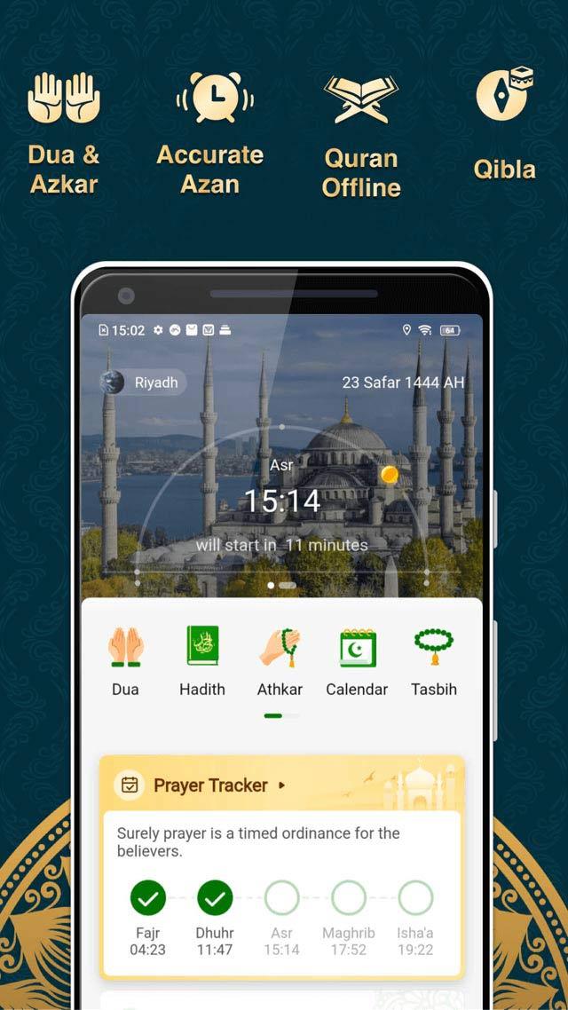 Muslim Muna:Prayer Times,Quran Captura de pantalla 0