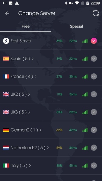 VPN Proxy Speed - Super VPN Screenshot 0