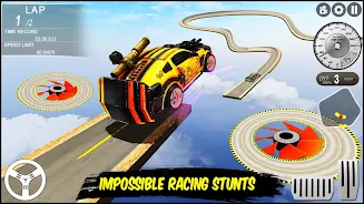 Impossible GT Racing Car Stunt Captura de tela 0