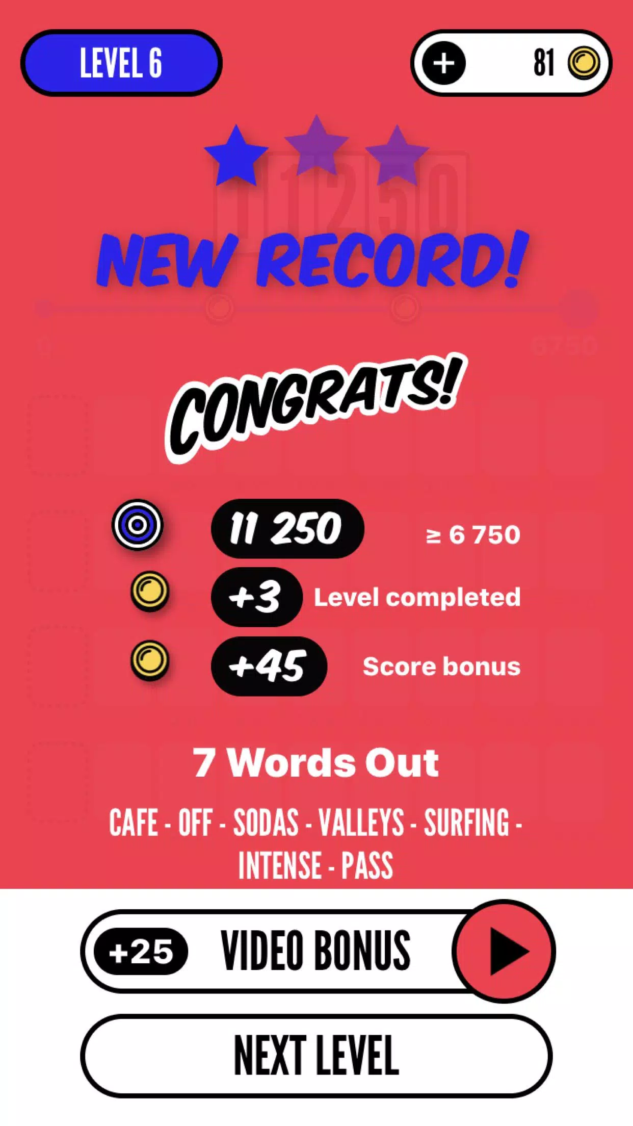Words Out Ekran Görüntüsü 3