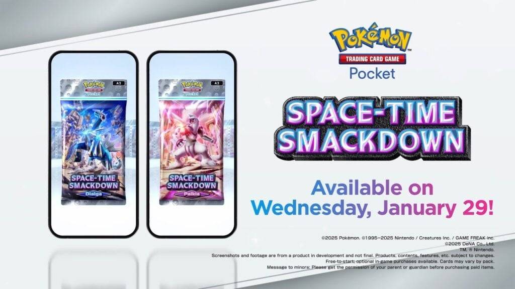 Pokémon TCG Pocket sta lasciando cadere presto una funzione commerciale e lo Space-Time Smackdown