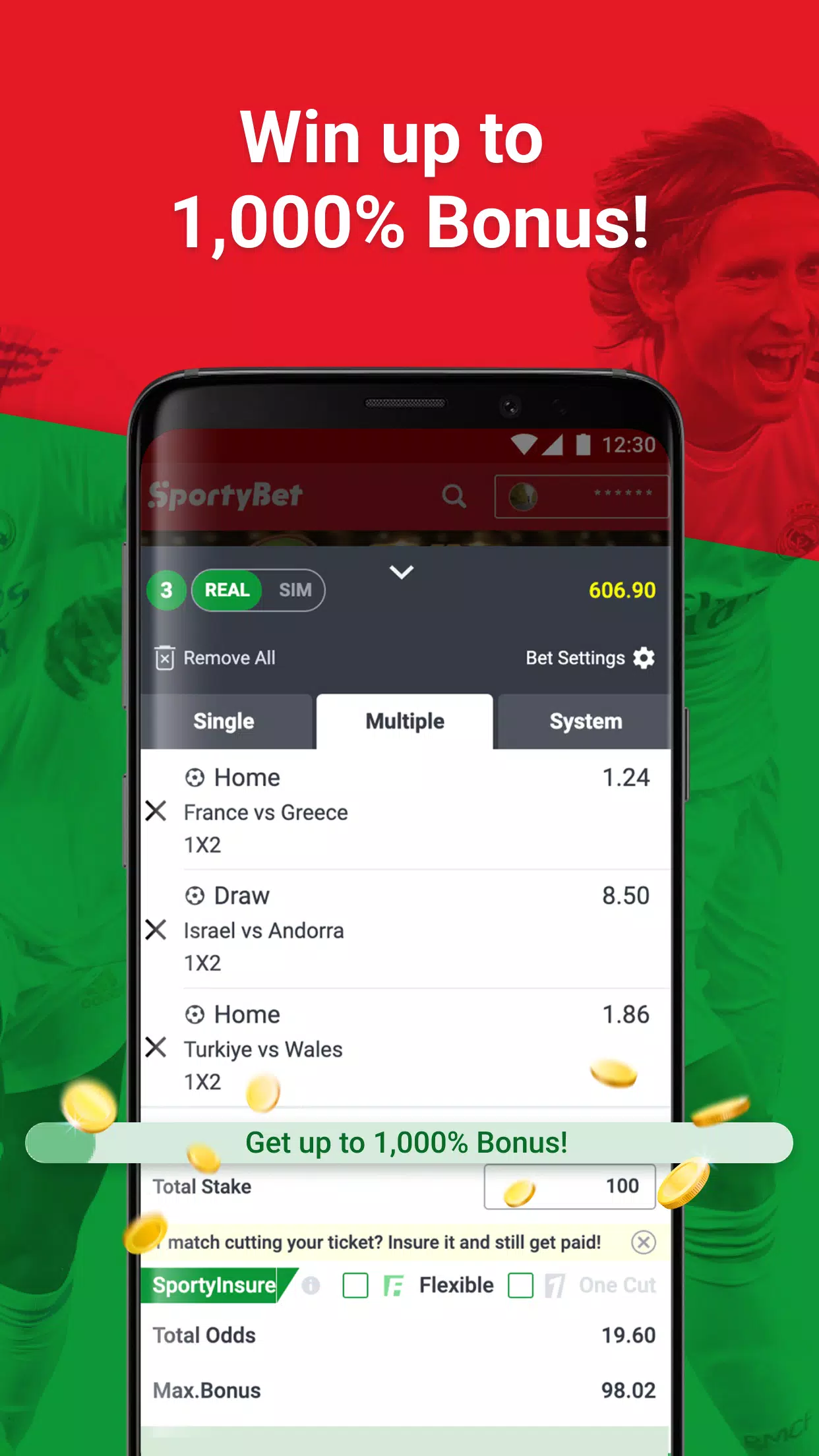 SportyBet Schermafbeelding 3