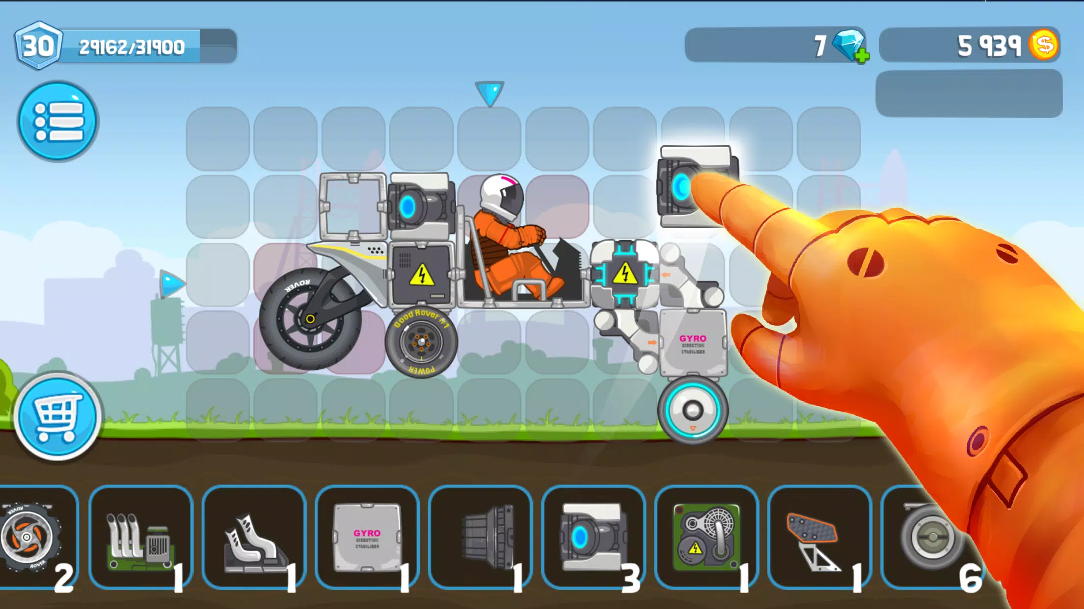Rovercraft:Race Your Space Car Captura de pantalla 1