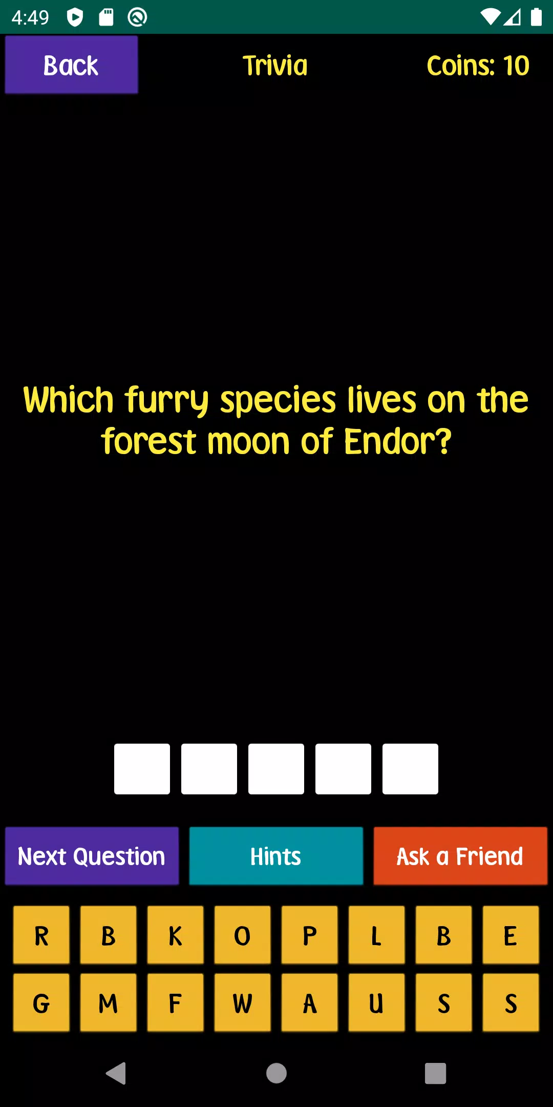 Quiz For SW Fans 스크린샷 2
