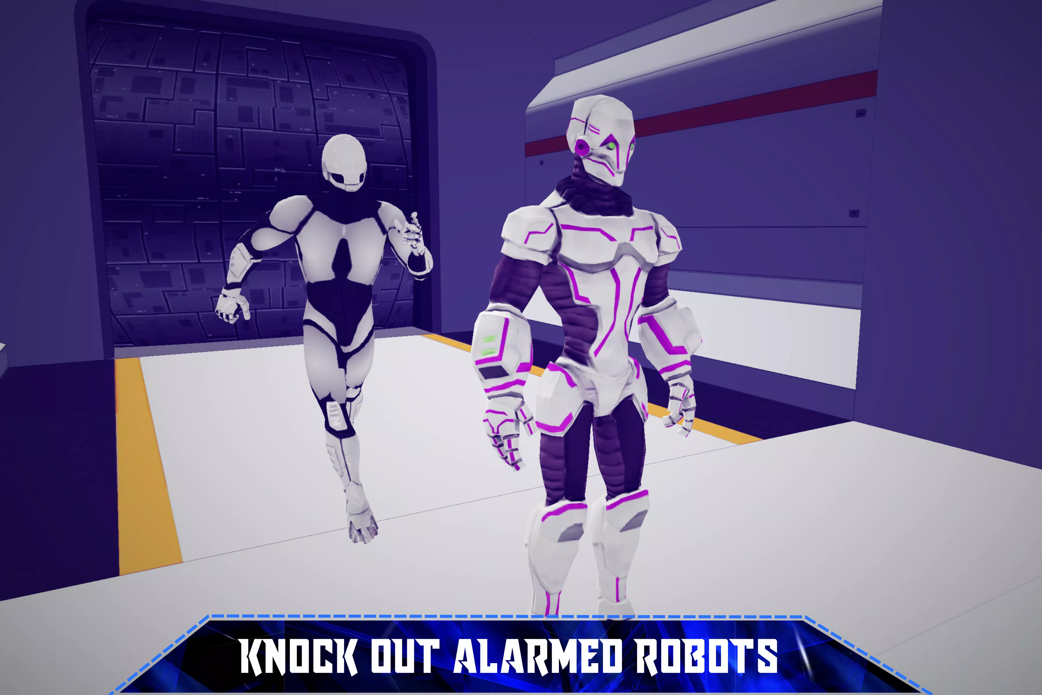 Escape Robot Facility: 3D Cosmic Galaxy Screenshot 0