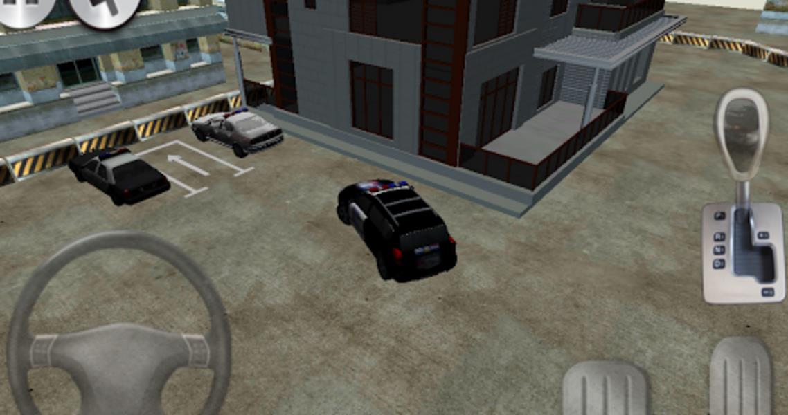 3D police car parking Zrzut ekranu 3