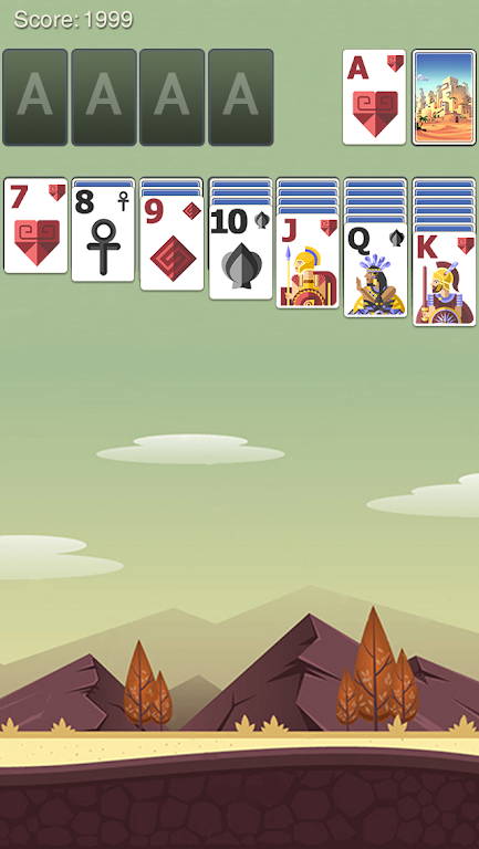 Solitaire Ancient Fable Theme Captura de tela 0
