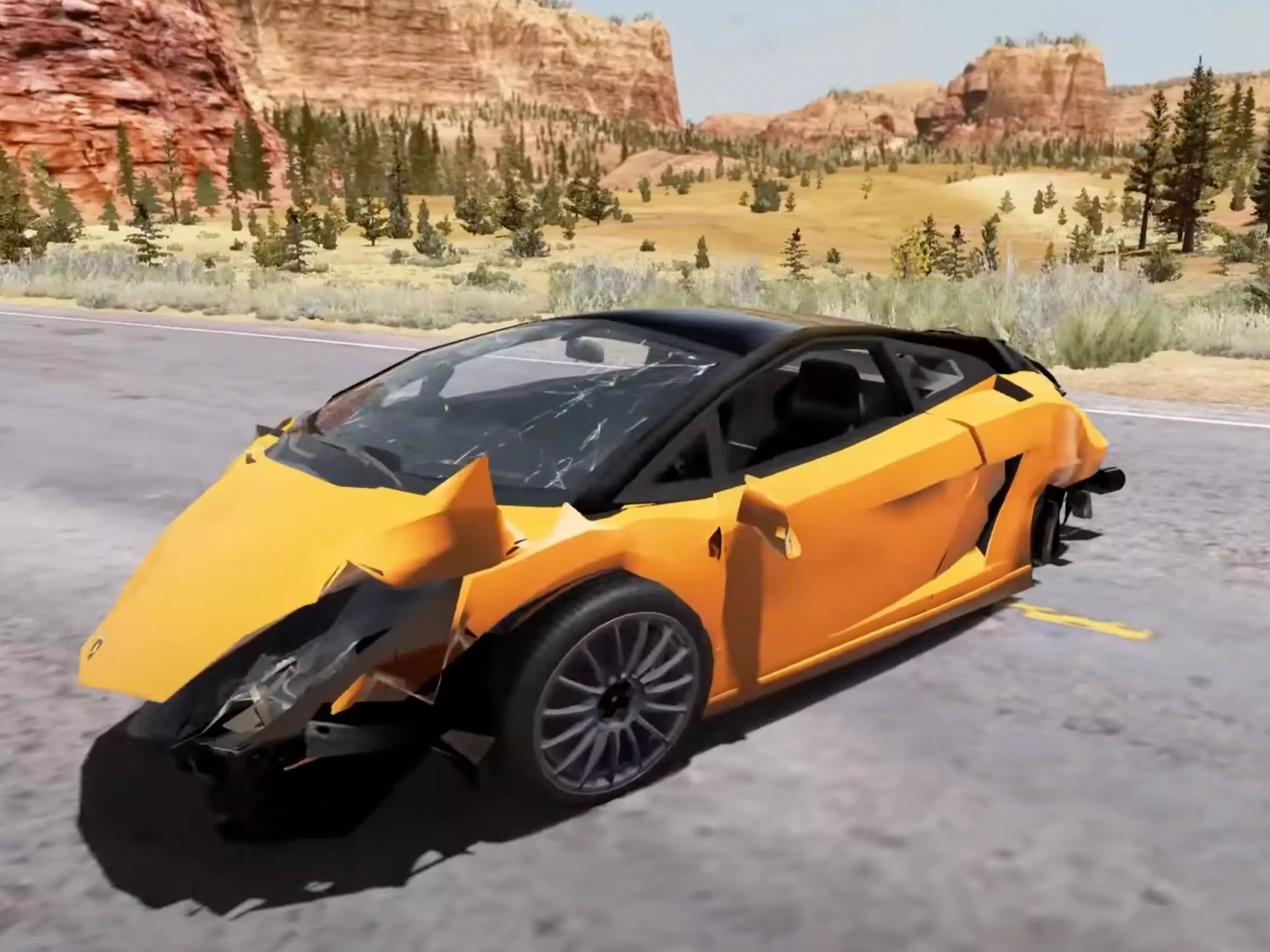 Realistic Crash 3D Tangkapan skrin 3