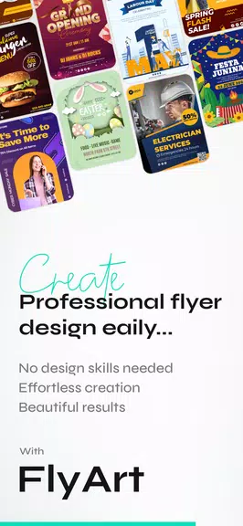 FlyArt - Flyer Creator スクリーンショット 1