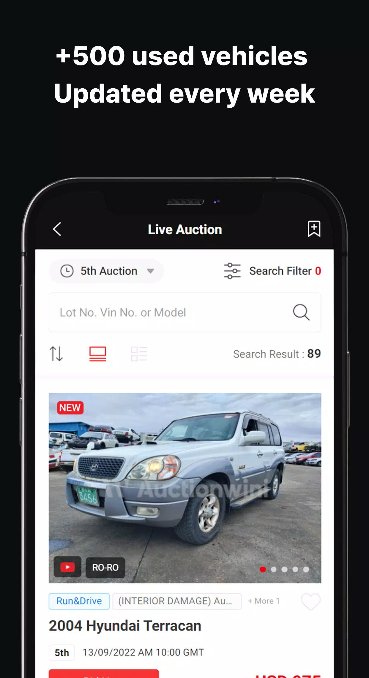 Auctionwini ဖန်သားပြင်ဓာတ်ပုံ 3