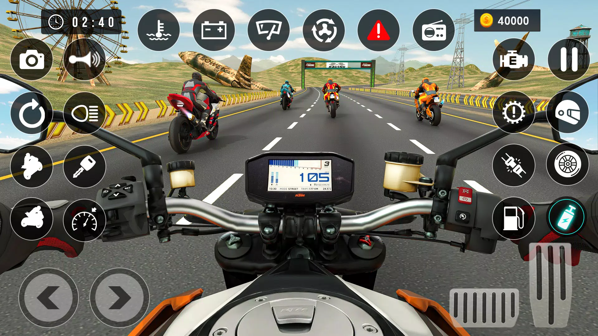 Bike Racing Games - Bike Game ဖန်သားပြင်ဓာတ်ပုံ 1