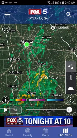 FOX 5 Storm Team Weather Radar ภาพหน้าจอ 2